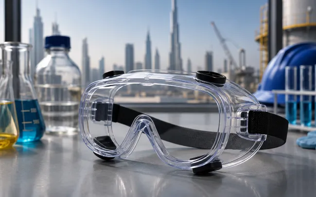 chemical safety goggles in UAE